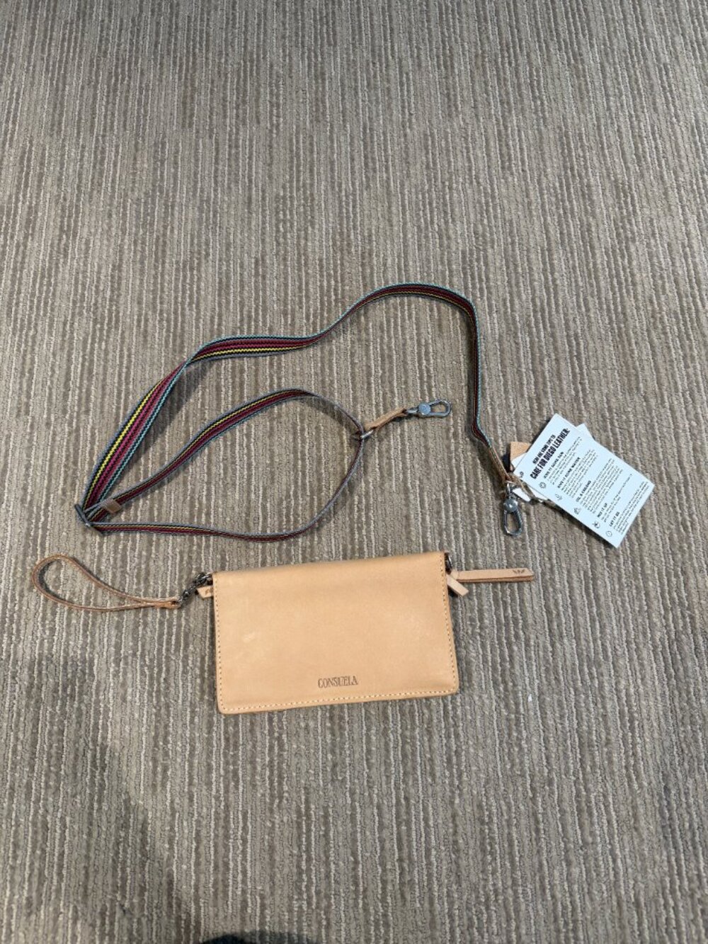 Consuela Diego leather uptown crossbody purse - Picture 3 of 8